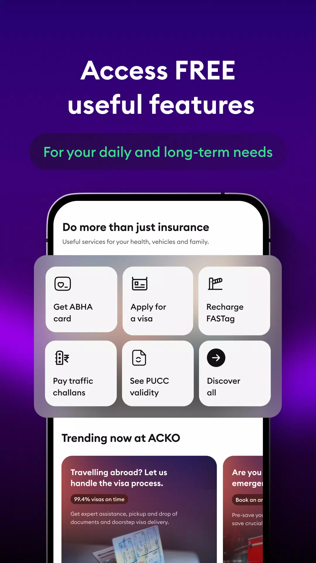 ACKO Insurance Ảnh chụp màn hình 2