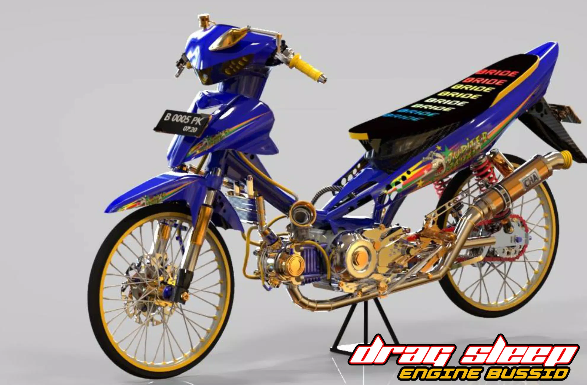 Mod Drag Sleep Engine Bussid スクリーンショット 0