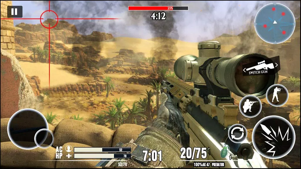 Desert Sniper 3D: Battleground 스크린샷 1