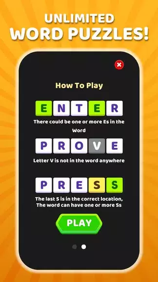 W Challenge - Daily Word Game ภาพหน้าจอ 2