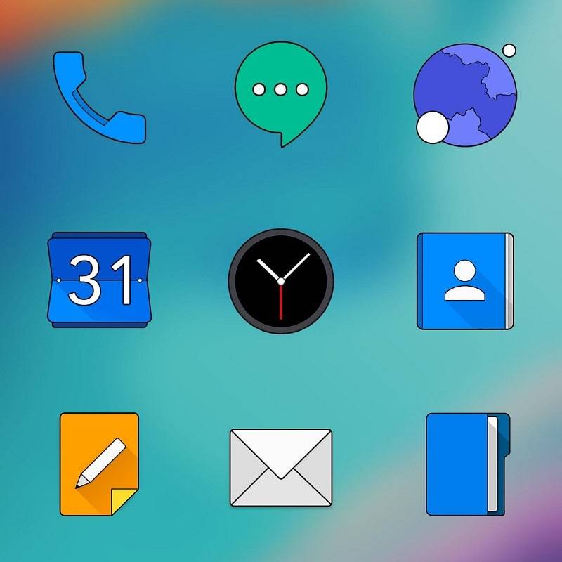 Oxigen HD – Icon Pack Ekran Görüntüsü 0