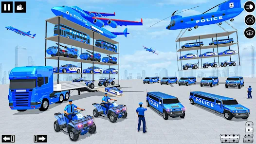 Police Multi Level Formula Car Parking Games應用截圖第0張