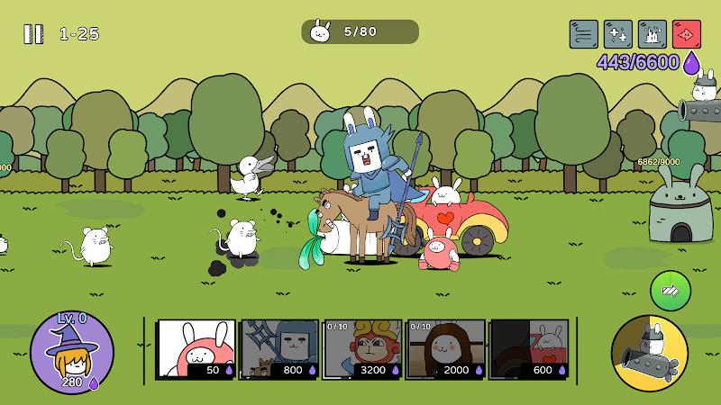 Battle! Bunny : Tower Defense Zrzut ekranu 2