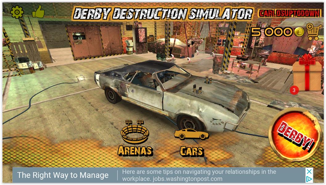 Derby Destruction Simulator स्क्रीनशॉट 0