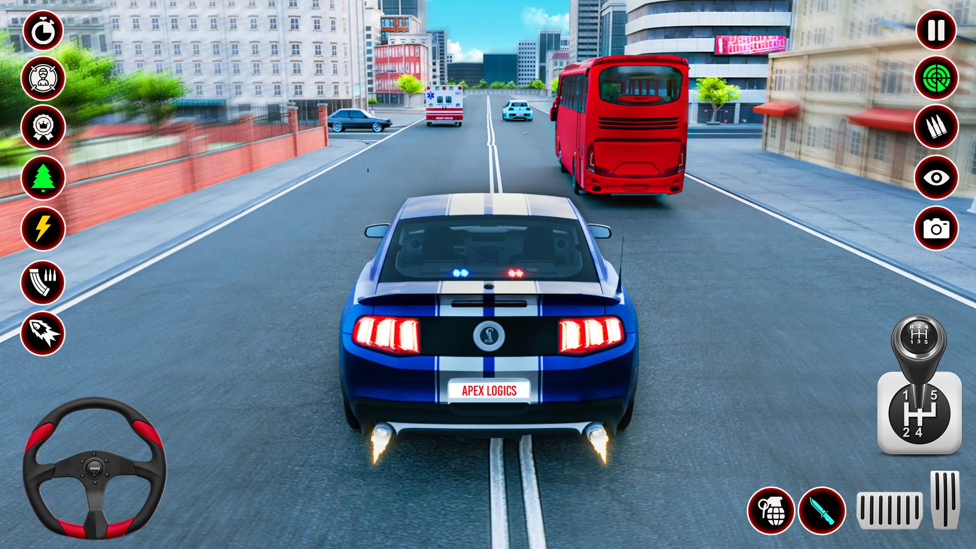 Dubai Police Car Games 3d Schermafbeelding 0