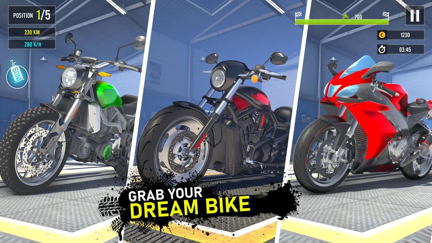 Moto Traffic Bike Race Game 3d স্ক্রিনশট 1
