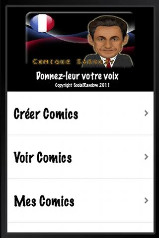 comic Sarkozy Ảnh chụp màn hình 0
