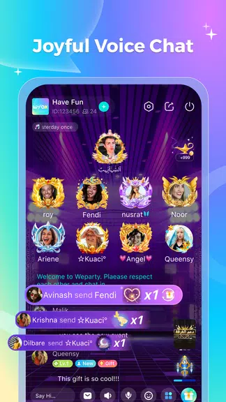 Wyak-Voice Chat&Meet Friends Tangkapan skrin 0