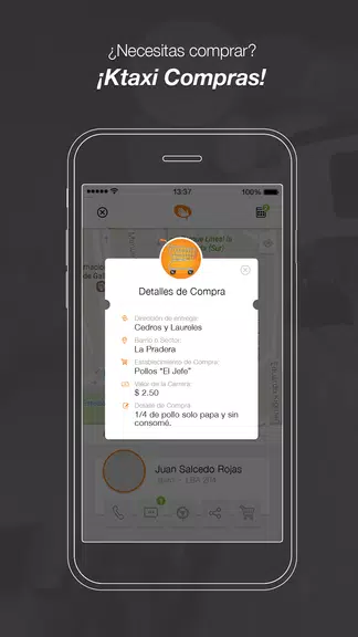 Ktaxi, una app de Clipp Captura de tela 3