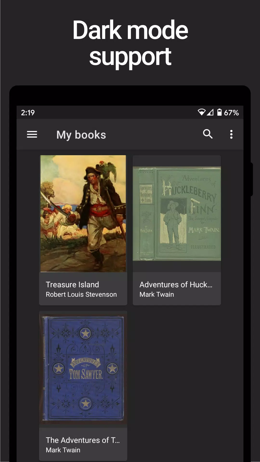 Lithium: EPUB Reader 스크린샷 3