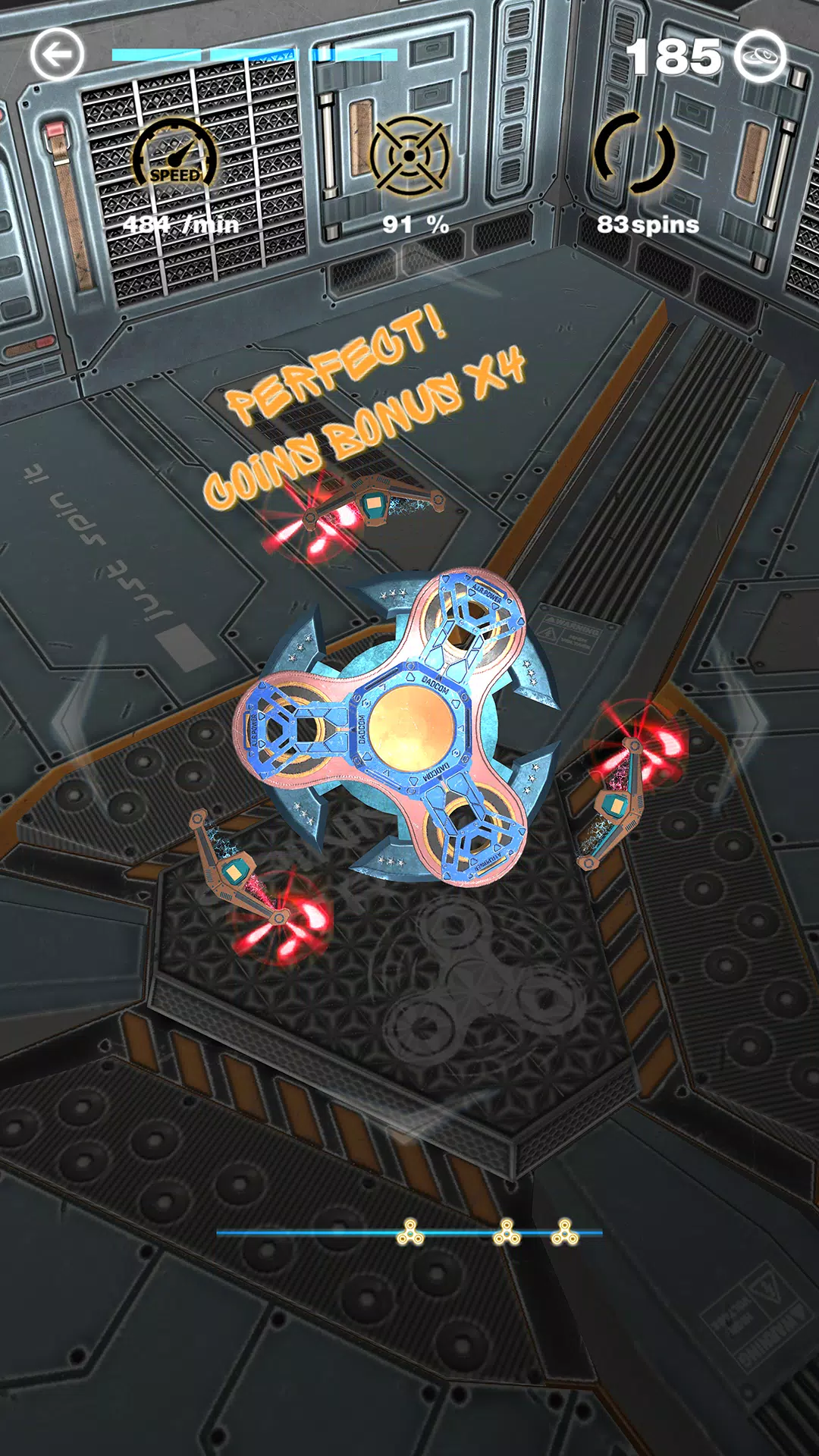 Fidget Spinner using Accelerom Ảnh chụp màn hình 3
