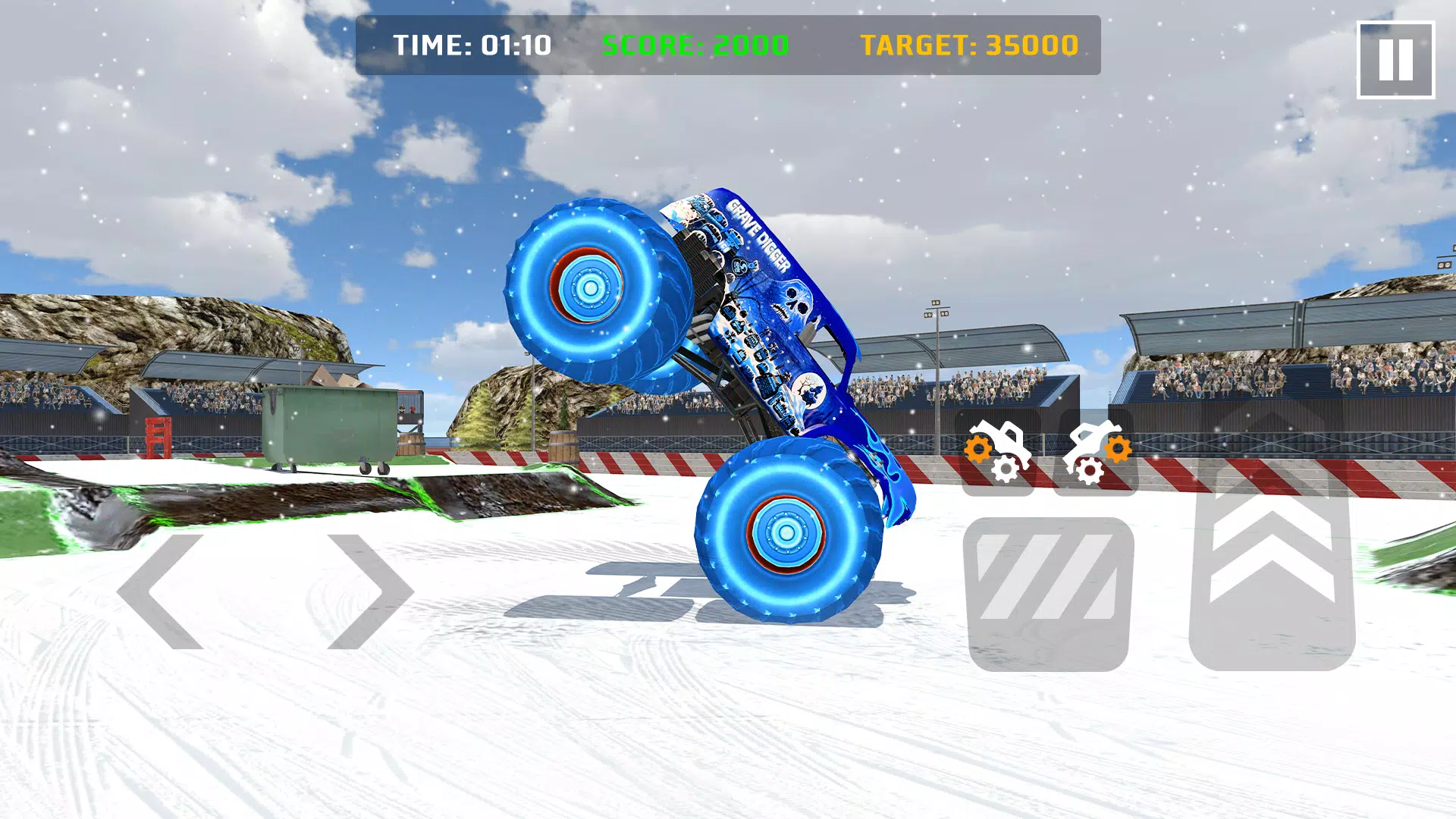 Car Games: Monster Truck Stunt Schermafbeelding 1