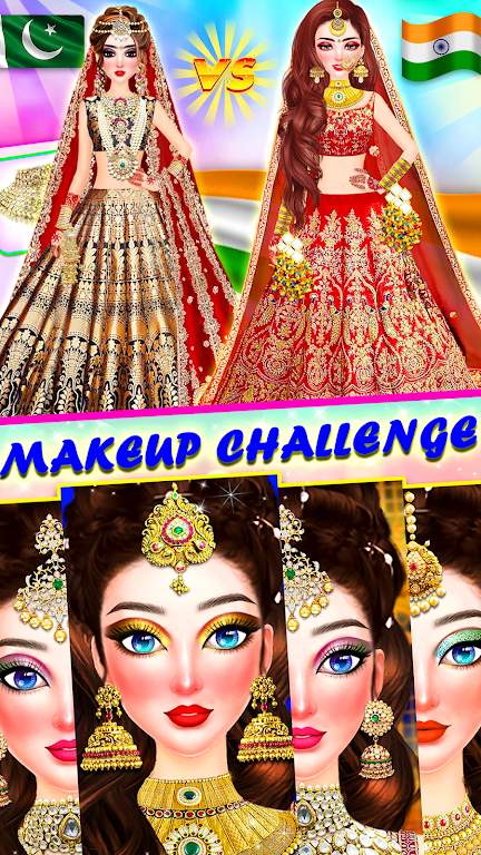 Indian Bride Dress Up Girl ဖန်သားပြင်ဓာတ်ပုံ 2