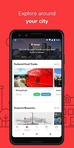 Truckster - Find Food Trucks ภาพหน้าจอ 1