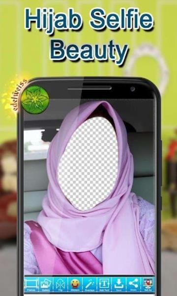 Hijab Selfie Beauty Captura de pantalla 2