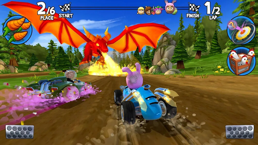 Beach Buggy Racing 2 Mod Ekran Görüntüsü 1