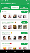 Animated Stickers Maker & GIF ภาพหน้าจอ 1