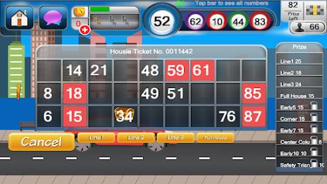 Housie Super: 90 Ball Bingo ภาพหน้าจอ 1