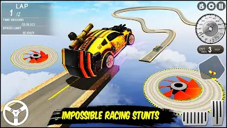 Impossible GT Racing Car Stunt Ekran Görüntüsü 0