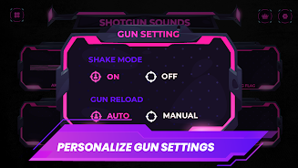 Real Gun Shot Sounds Simulator ภาพหน้าจอ 1