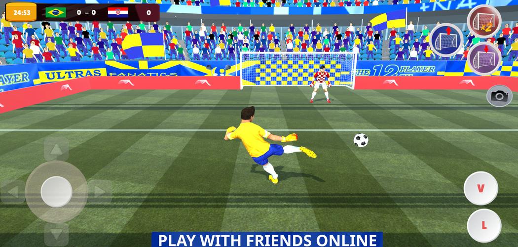Goalie Wars Football Online Скриншот 0