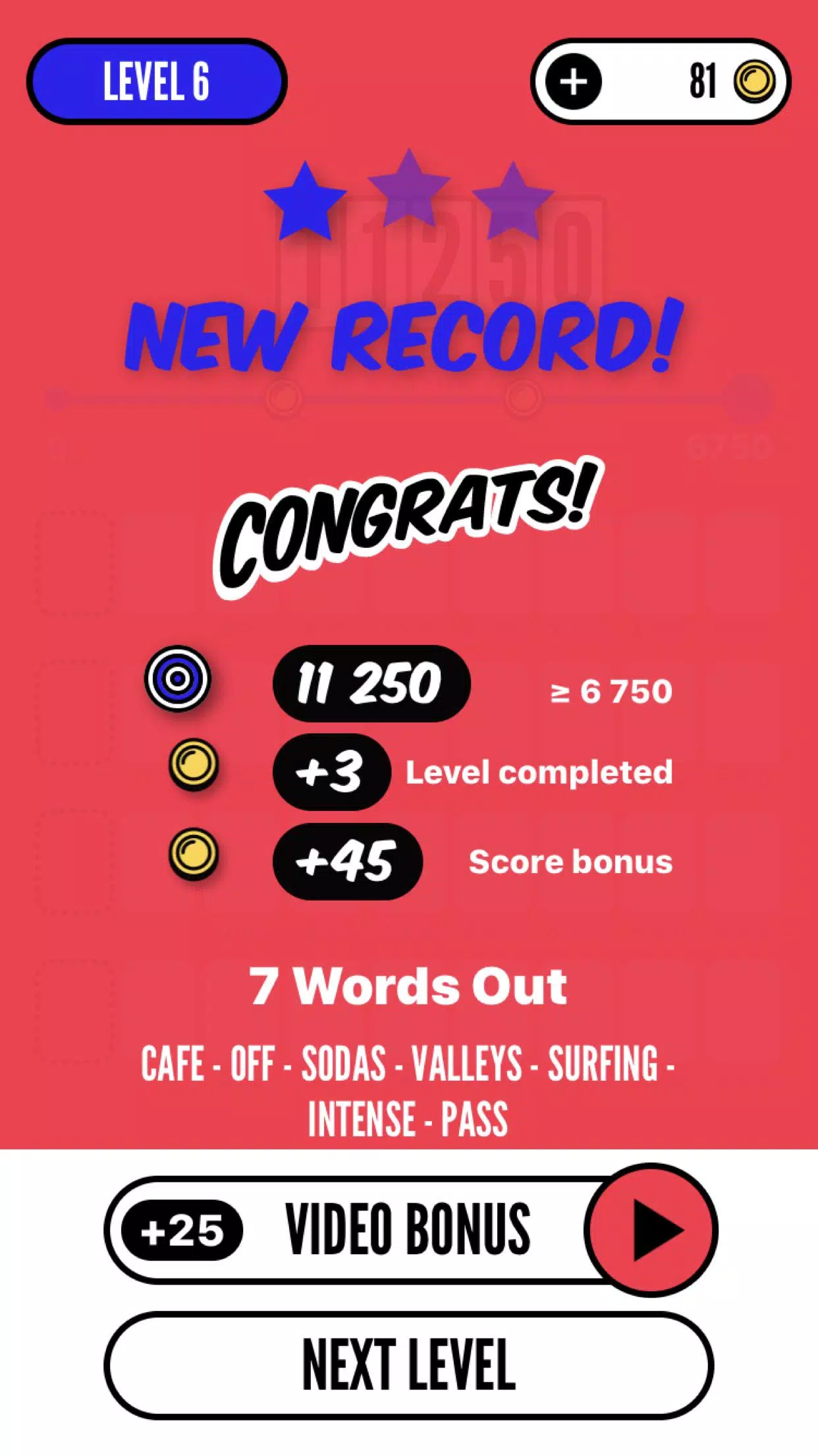 Words Out Zrzut ekranu 3