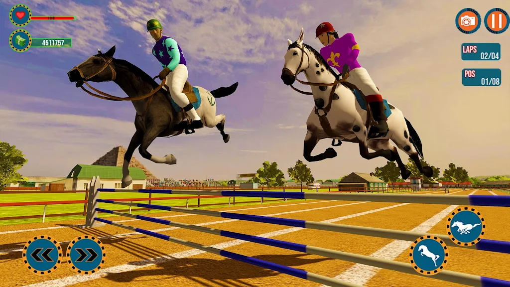 Horse Riding:Horse Racing Game ဖန်သားပြင်ဓာတ်ပုံ 0