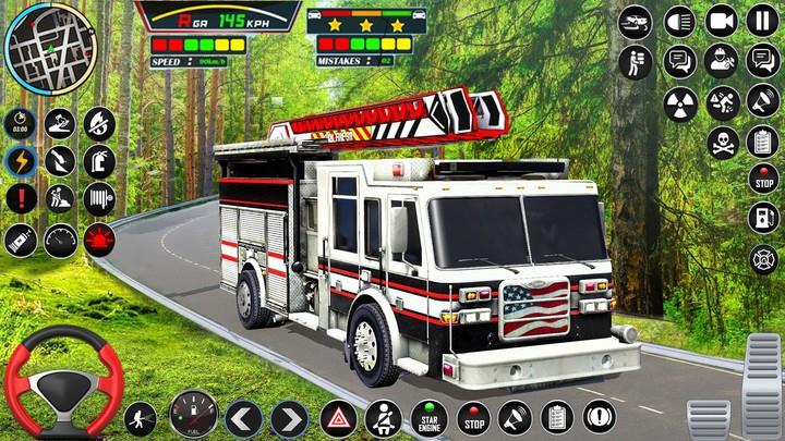 Firefighter: FireTruck Games স্ক্রিনশট 1