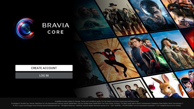 BRAVIA CORE ဖန်သားပြင်ဓာတ်ပုံ 1