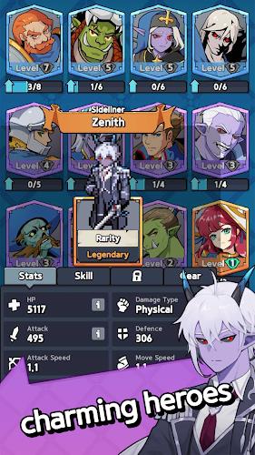 EPIC Rush - Idle Pixel RPG Ảnh chụp màn hình 3