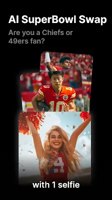 WOMBO Me - SuperBowl Swap Ảnh chụp màn hình 0