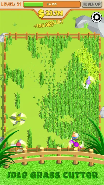 Idle Grass Cutter Mod 스크린샷 0