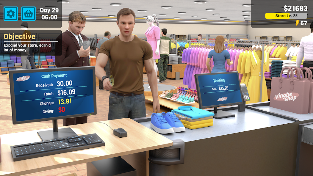 Clothing Store Simulator Mod Captura de tela 2