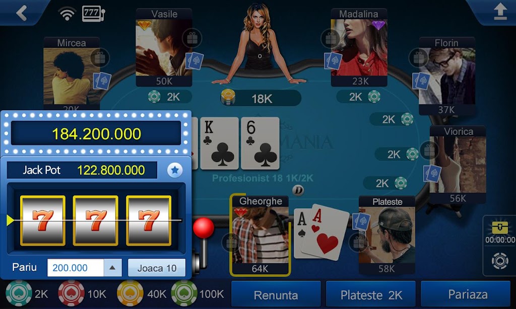 Schermata Poker Romania 2