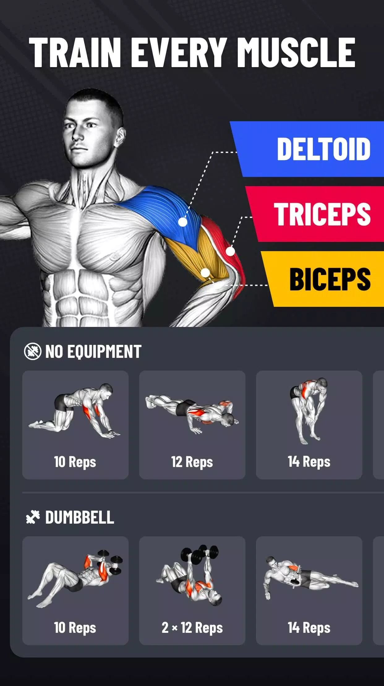 Arm Workout Ảnh chụp màn hình 1