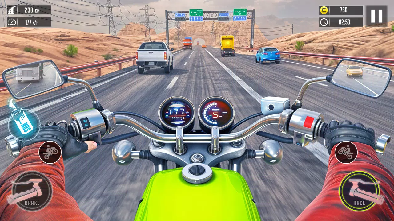 3d Bike Racing Bike Race Games ภาพหน้าจอ 1