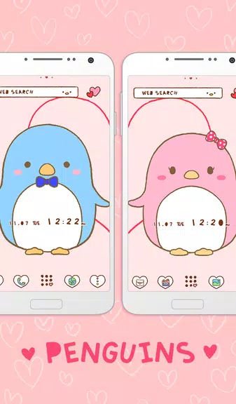 Couple Wallpaper: Penguins ဖန်သားပြင်ဓာတ်ပုံ 0