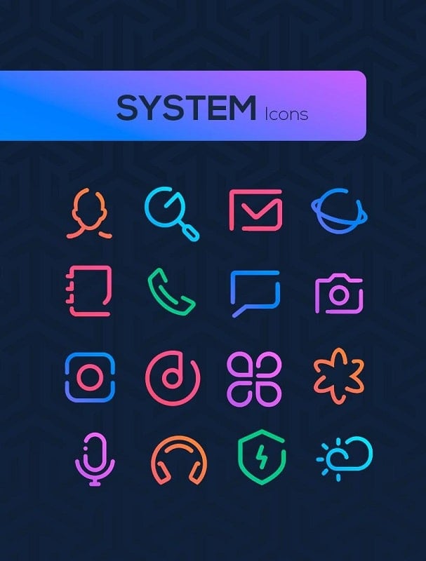 Linebit – Icon Pack Tangkapan skrin 2