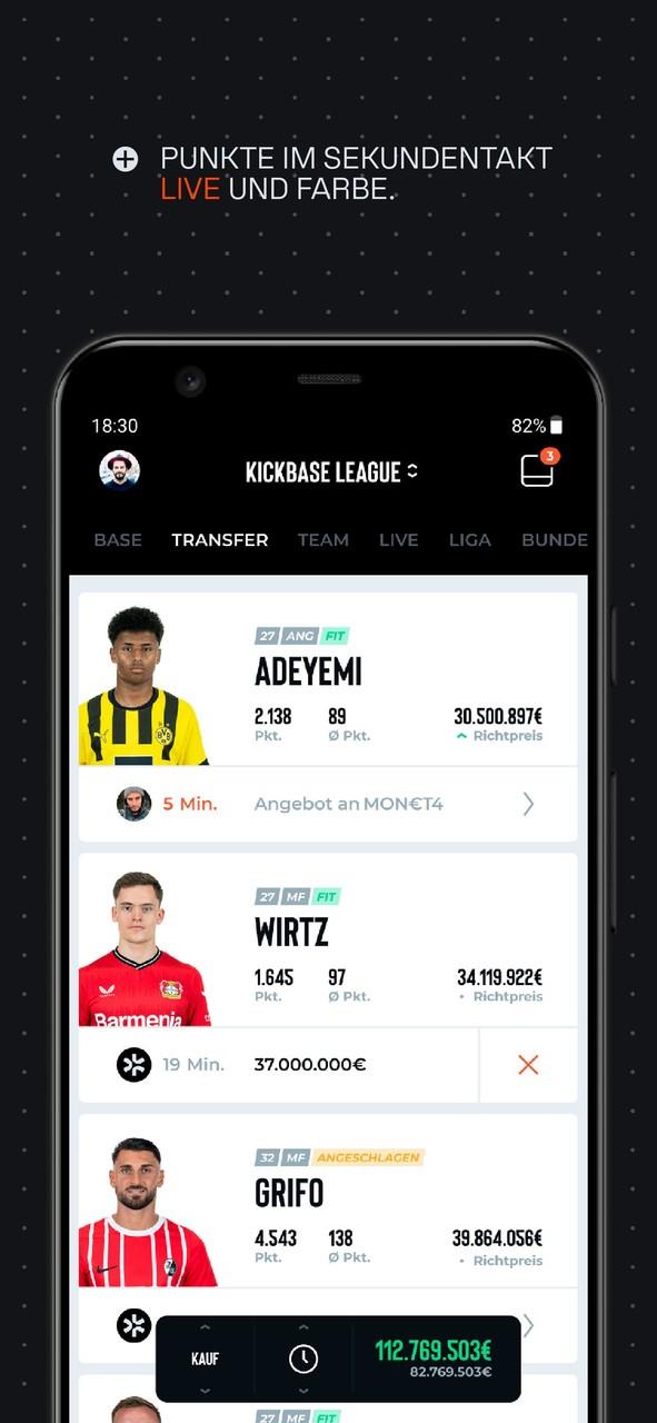 Kickbase Bundesliga Manager Captura de pantalla 3