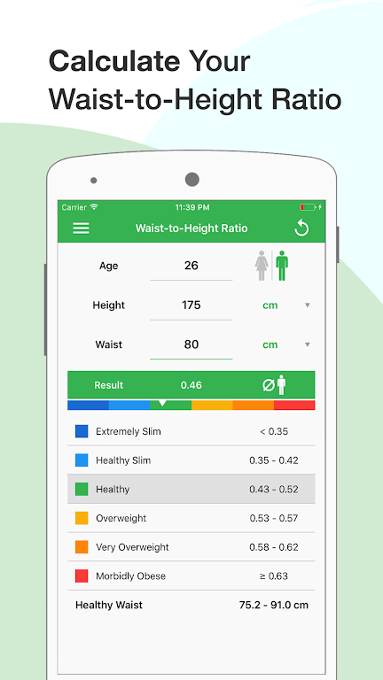 BMI Calculator: Weight Tracker Zrzut ekranu 2