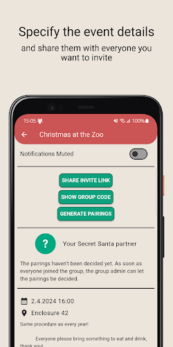 Secret Santa Helper App Schermafbeelding 0