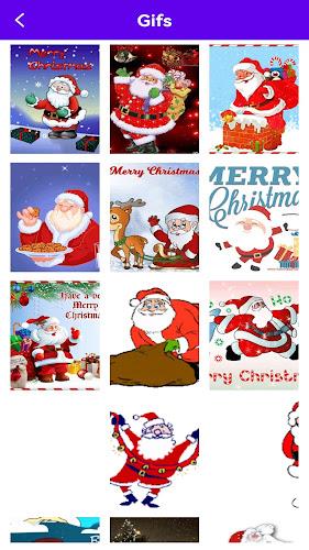 Santa Claus Gift GIF Sticker Capture d'écran 2