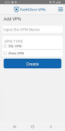 FortiClient VPN স্ক্রিনশট 0