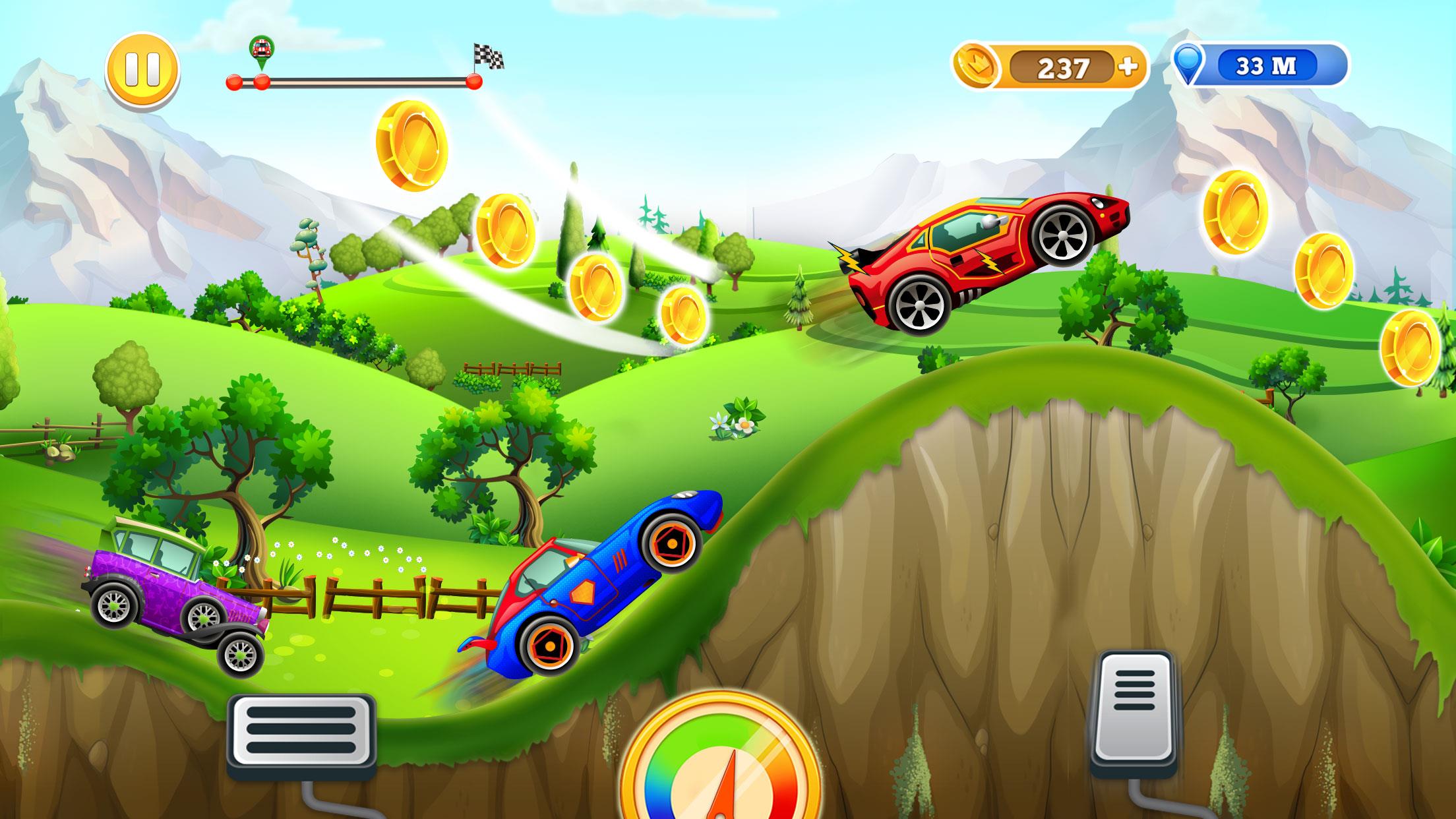 Hill Racing Car Game For Boys Screenshot 2