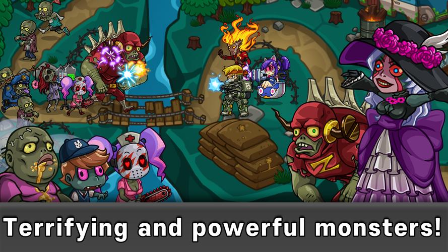 Heroes Defense: Attack Zombie スクリーンショット 3