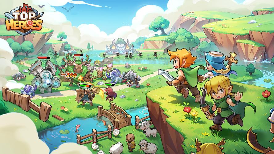 Top Heroes: Kingdom Saga スクリーンショット 0