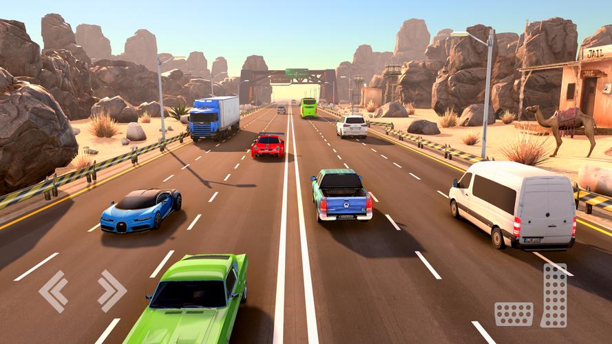 Real Highway Car Racing Games Capture d'écran 1