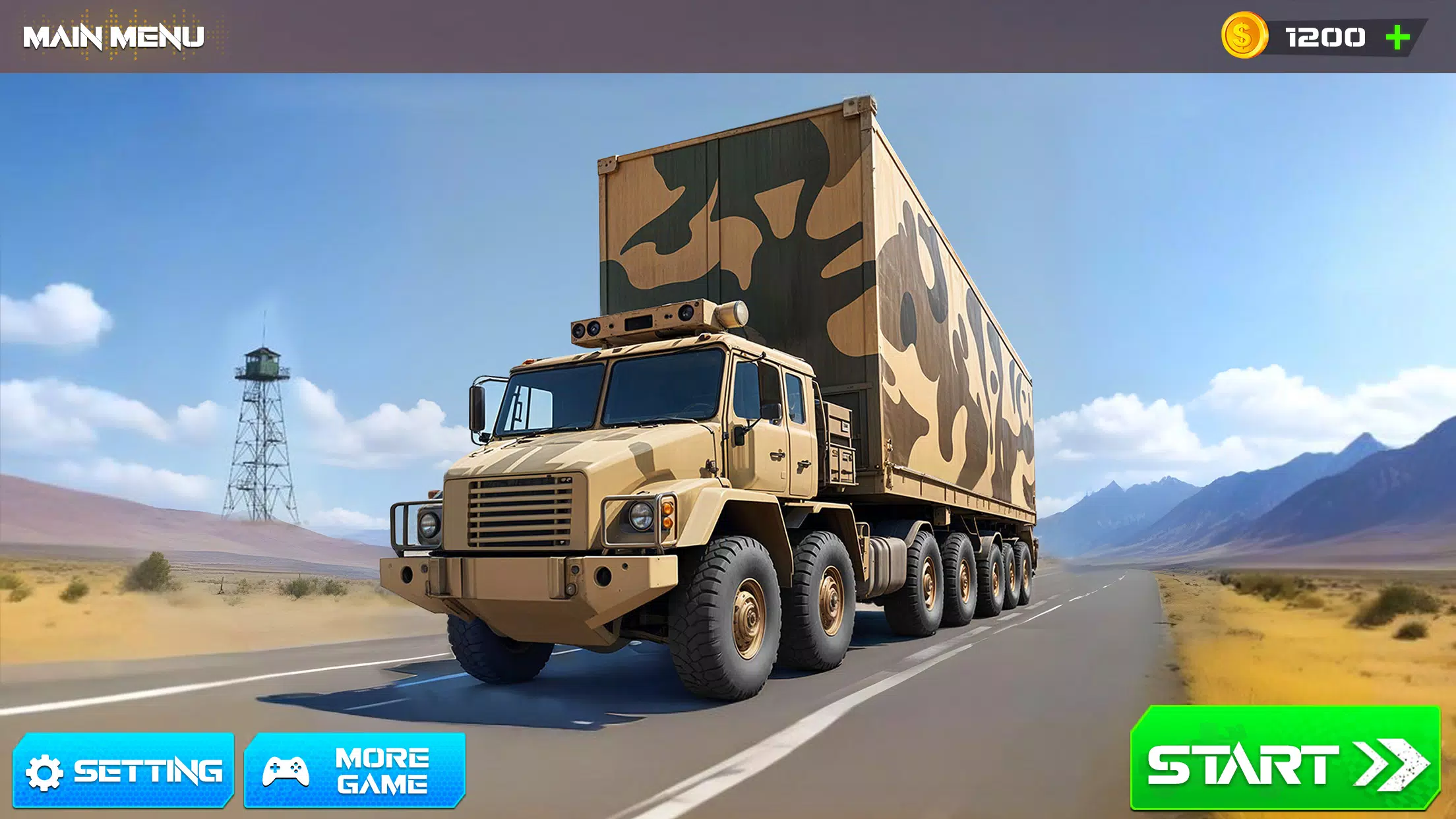 Army Cargo Truck Driving Games Ảnh chụp màn hình 0