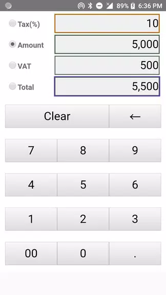 VAT Calculator Ekran Görüntüsü 0