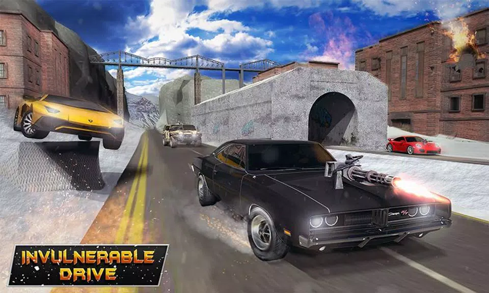 Mad Car War Death Racing Games 스크린샷 0